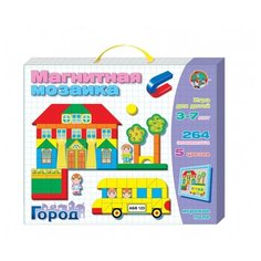Мозаика магнитная "Город" Десятое королевство