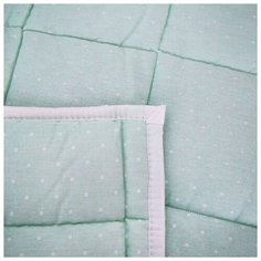 Одеяло стеганное "Бамбуковое волокно", 175х200 см, голубой ОТК