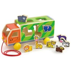 Игрушка-сортер "Грузовик с животными" Viga