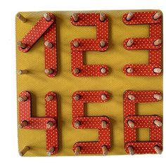 Развивающая игра Геоборд "Цифры" Сибирские игрушки