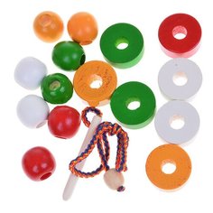 Развивающая игрушка "Набор цветных геометрических пуговиц" Rn Toys