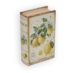 Шкатулка-книга Gamma "Лимоны", цвет: №057, 17х11х5 см, арт. BBK-01