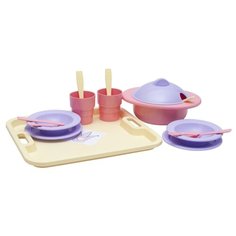 Набор посуды Огонек "Принцесса", лимонный (С-1553) Огонёк