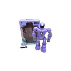 Робот р/у, ИК управление, 10 каналов, свет, звук, аккум.встроен., USB шнур, электронная пит.ААА*2шт.не вх.в комплект Наша Игрушка HT9934-1