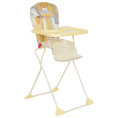 Стульчик для кормления GLOBEX Компакт, оранжевый с мишкой