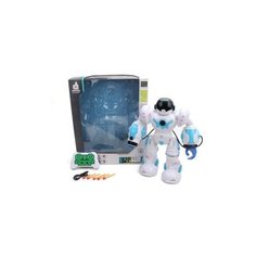 Робот р/у, ИК управление, 27 каналов, свет, звук, стреляет, в комплекте: стрелы с присосками 5шт., аккум.встроен., USB шнур, электронная пит.АА*2шт.не вх.в комплект Наша Игрушка 6003E