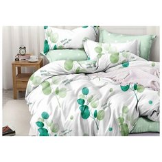 Постельное бельё "Cleo" сатин люкс, арт:SL-569; размер 1.5