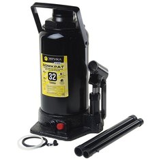 Домкрат гидравлический ER-80302 бутылочный с клапаном 32т, ремкомплект (выс. подъема 285-465мм) ЭВРИКА