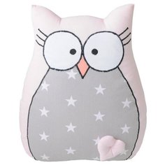 Подушка-бортик "Сова розовая", 35*30 см, 100% хлопок Childrens Textiles