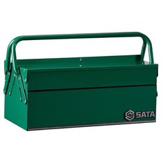 Ящик для инструментов металлический, раскладной SATA (43 х 20 х 17.5 см)