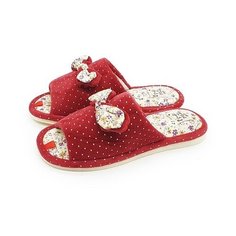 Тапочки Smile of Milady Женские красные с бантом р.40