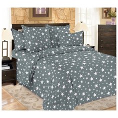 Постельное бельё Amore Mio Мако-сатин Stars Микрофибра 1,5 сп.