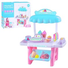 Супермаркет Oubaoloon с прилавком, в коробке (86-2)