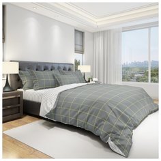 Постельное бельё Amore Mio Eco cotton Grillage GY 2 сп.