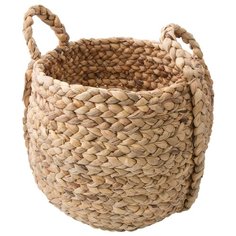 Корзина бельевая круглая "Пухлый гиацинт", Д360 Ш360 В380, натуральный Natural House