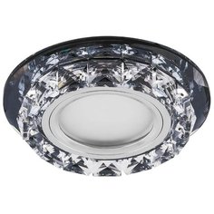 Feron Светильник встраиваемый с белой LED подсветкой CD878 потолочный MR16 G5.3 черный