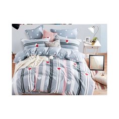 Asabella Комплект постельного белья 1,5-спальный, печатный сатин 1393-4S