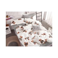 Asabella Комплект постельного белья 1,5-спальный, печатный сатин 1397-4XS