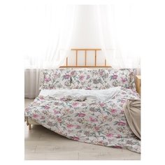 Комплект постельного белья, ЭКОДОМ, 1,5 сп., Перкаль, Хлопок 100%,с2000шв/97311 Шуйские ситцы