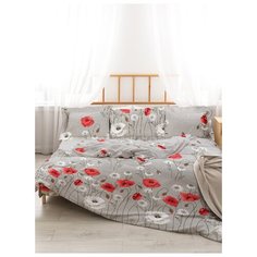 Комплект постельного белья, ЭКОДОМ, 1,5 сп., Перкаль, Хлопок 100%,с2000шв/98631 Шуйские ситцы