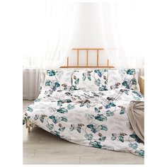 Комплект постельного белья, ЭКОДОМ, 2 сп. Перкаль, Хлопок 100%, с2001шв/97341 Шуйские ситцы