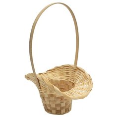 19HJ19079 Корзина плетеная бамбук M 23*9*Н33см, цв. натуральный Астра Astra & Craft