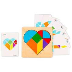 Деревянная головоломка Сердце, развивающая игрушка Raduga Kids