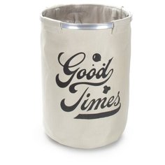 Корзина для белья круглая GOOD TIMES бежевая Attribute