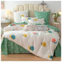 Комплект постельного белья СИТРЕЙД A175, Евро, Сатин, наволочки 50x70, 70x70