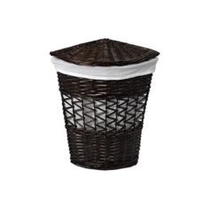 Плетеная корзина WasserKRAFT Salm WB-270-M для белья с крышкой