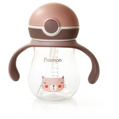 Поильник Fissman 260 мл Котик
