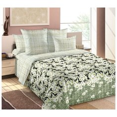 Постельное белье «Ромашки 1», Перкаль (1,5 спальное), Книжка ПВХ Текс Дизайн