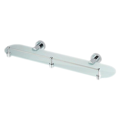 Полка в ванную WasserKRAFT Donau K-9444 стеклянная с бортиком