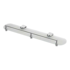 Полка в ванную WasserKRAFT Berkel K-6844 стеклянная с бортиком