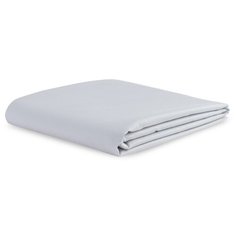 Простыня из сатина светло-серого цвета Russian North, 240х270 см Tkano