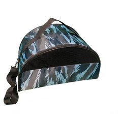 Сумка-переноска овальная (XL), 48х25х29, раскладная, Оксфорд, Камыш Зоосиндикат