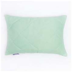 Подушка KUPU-KUPU Бамбук, Латекс, высокая, 50*68 см, зеленый, бамбуковое волокно-натуральный латекс, микрофибра, полиэстер 100%