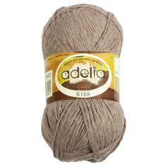 Пряжа Adelia Kiss, 100% полиэстер, 10*50 г, 145 м+-7 м, №25, серый