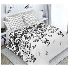 Постельное белье «Живанши 1», перкаль (2 сп с европростыней), Книжка ПВХ Текс Дизайн