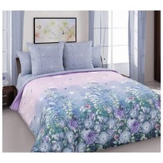 Постельное белье «Теплый вечер 1», перкаль (Евро), Книжка ПВХ Текс Дизайн