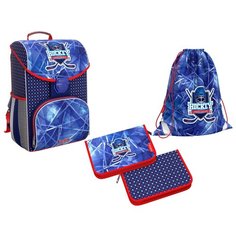 Ученический ранец ErichKrause® ErgoLine® 15L Hockey с наполнением 48246/1