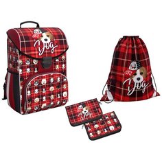 Ученический ранец ErichKrause® ErgoLine® 15L Cute Dog с наполнением 51585/1