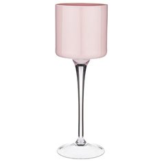 Подсвечник/ декоративная ваза на ножке stelo rosato высота 35см Franco (316-1503)