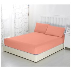 Простыня на резинке Пудра, 120х200х20, трикотаж Текс Дизайн