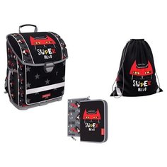 Ученический ранец с пластиковым дном ErichKrause® ErgoLine® 16L Super Hero с наполнением