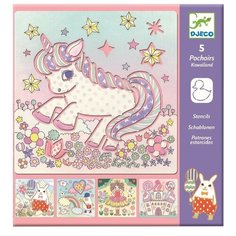 Набор трафаретов Djeco "Сказочный мир" (08862)