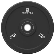 Бамперный диск для штанги 5 кг, внутренний диаметр 50 мм DOMYOS X Декатлон Decathlon
