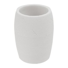 Стакан для ванной комнаты WHITESTONE, белый, PERFECTO LINEA