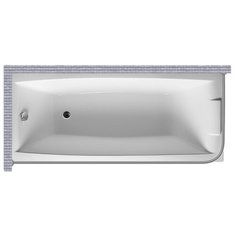 Карниз для ванной 1MarKa Aelita 180x80 Г-образный, угловой Good Home Shop