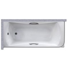 Карниз для ванной 1MarKa Agora 170x75 Г-образный, угловой Good Home Shop
